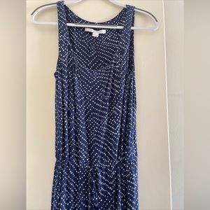 NWOT Diane von Furstenberg polka dot maxi dress SzM